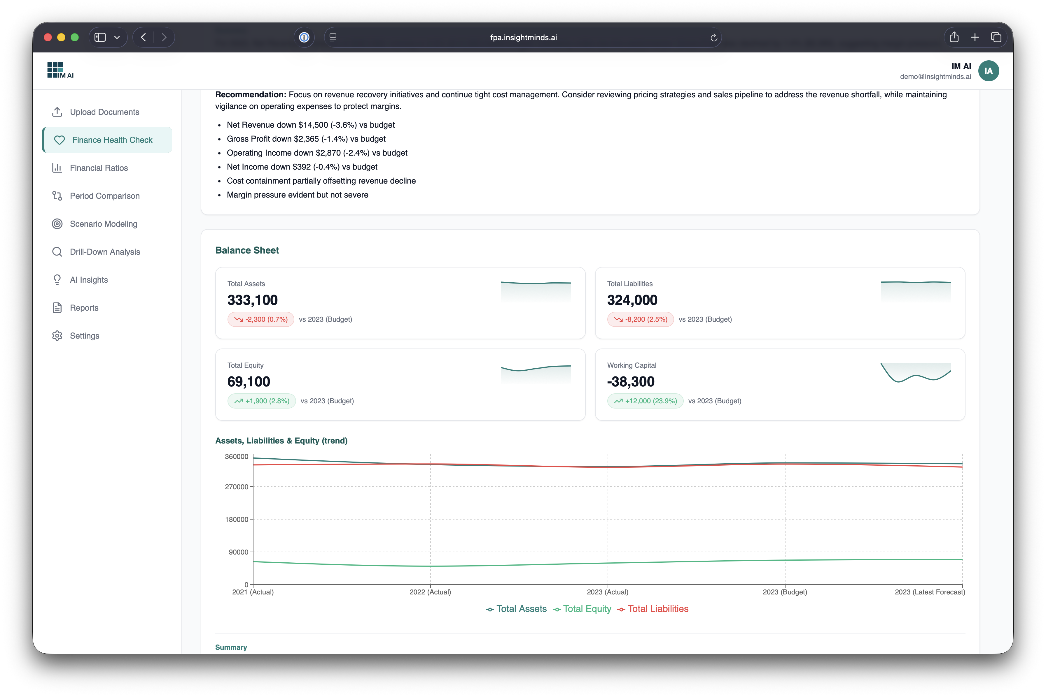 FP&A Agent screenshot 03