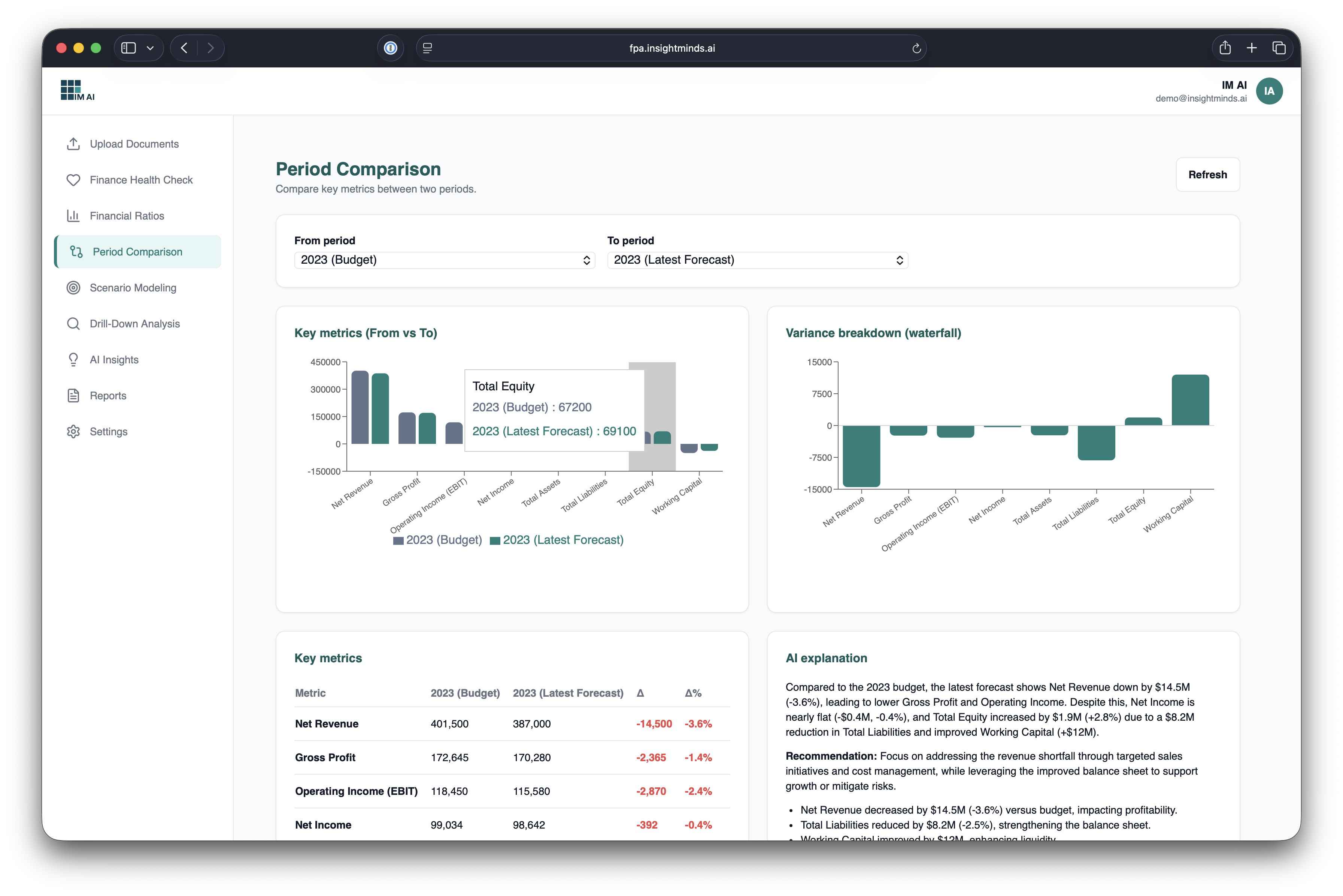 FP&A Agent screenshot 14