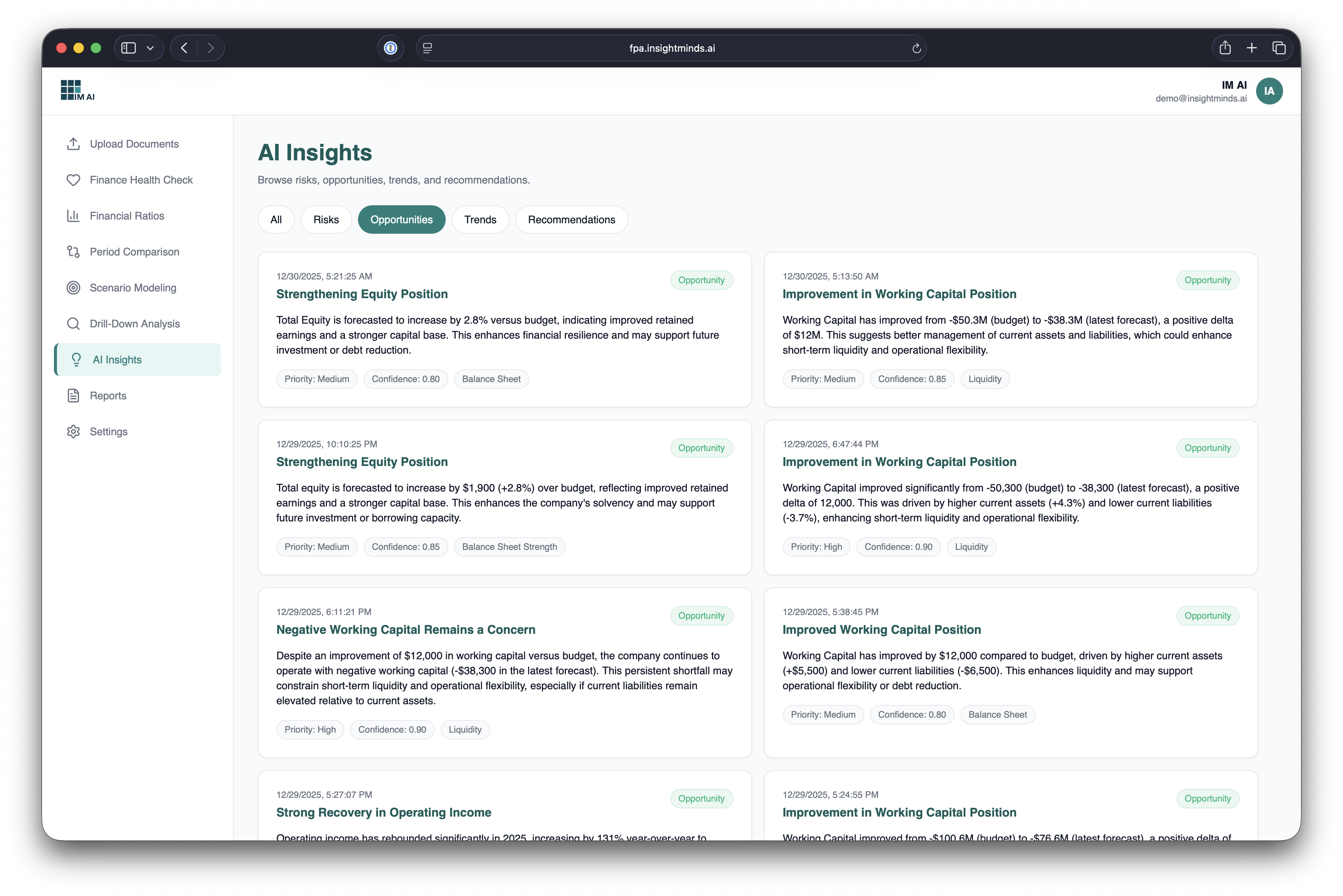 FP&A Agent screenshot 19