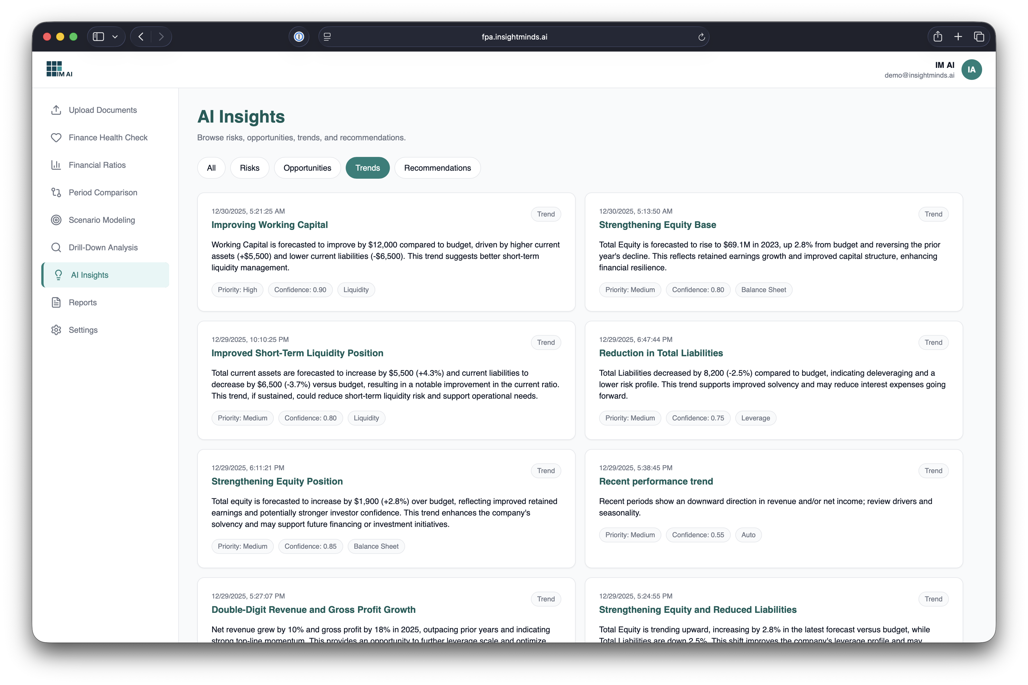 FP&A Agent screenshot 20