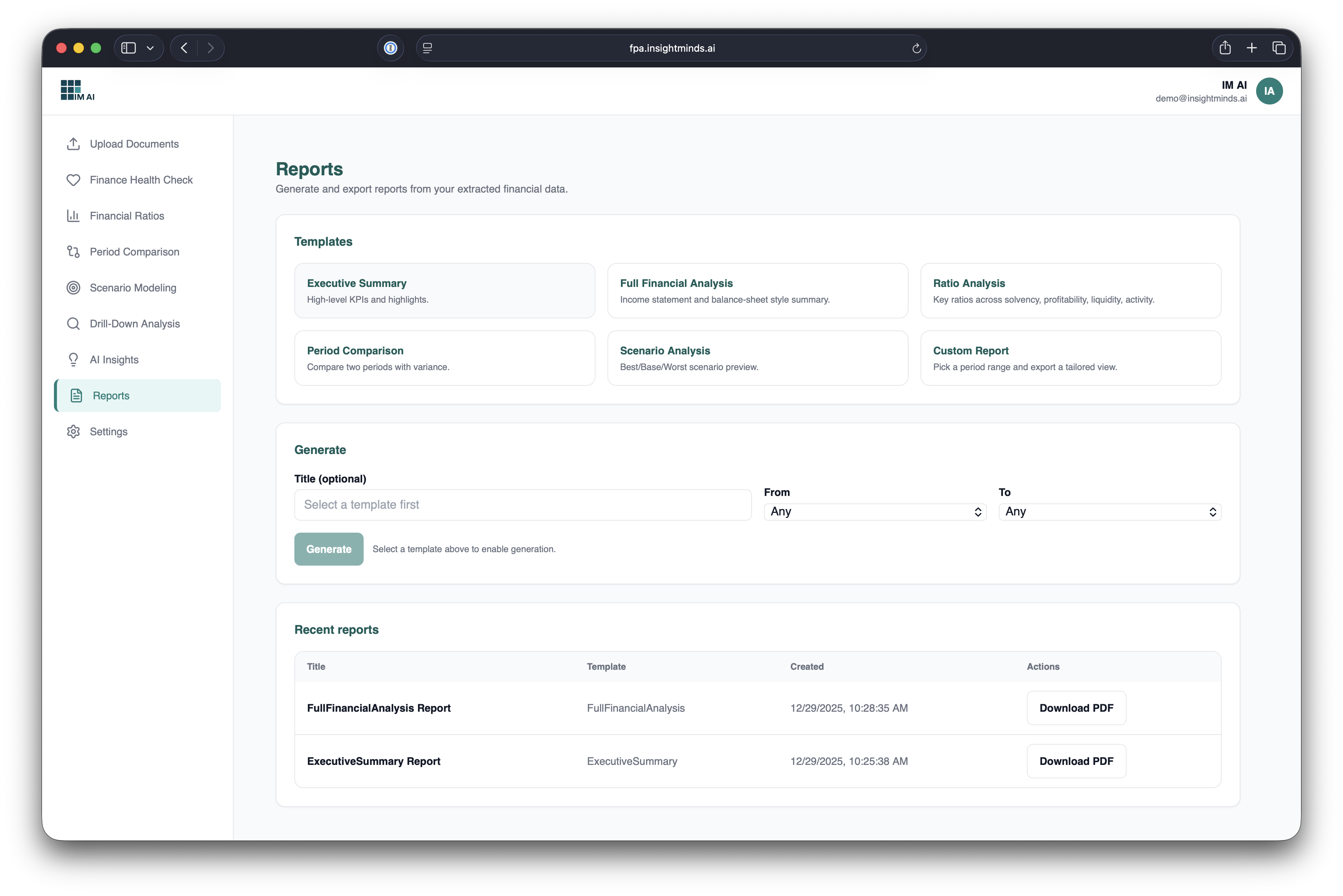 FP&A Agent screenshot 22