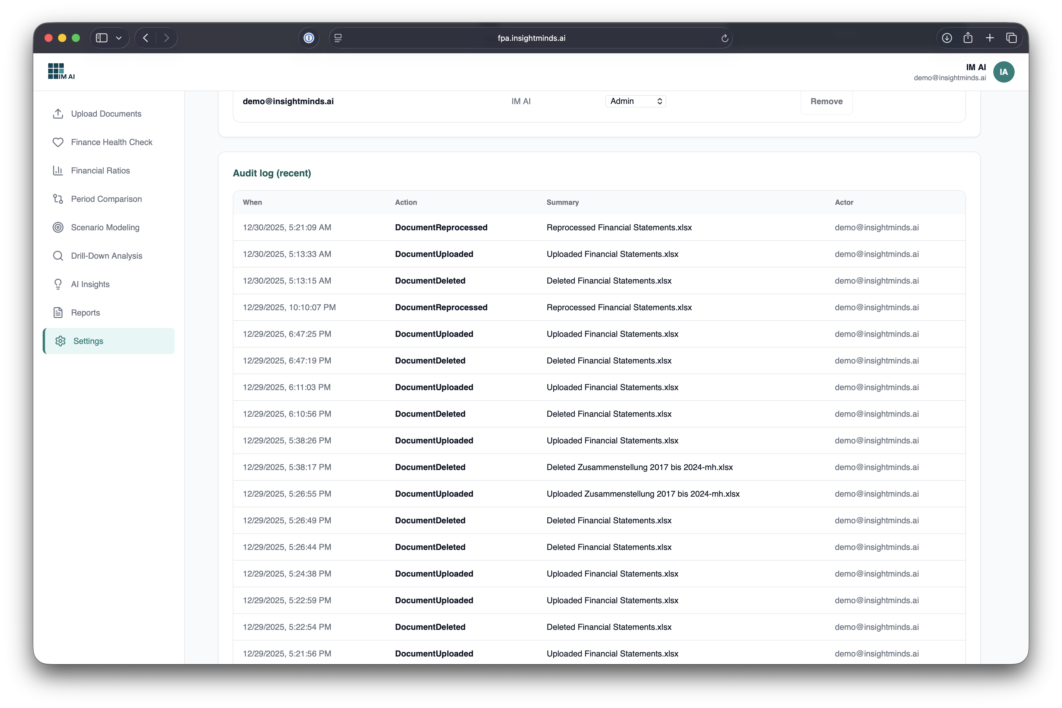 FP&A Agent screenshot 25